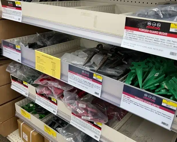 Cutting supplies at Farm City Supply
