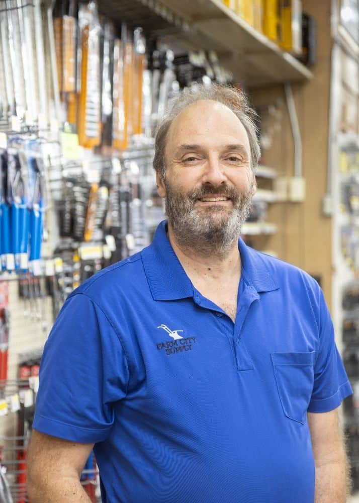 Joel sales associate at farm city supply
