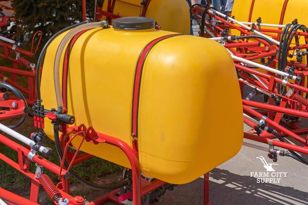 Polyurethane farm tanks and liquid storage fittings