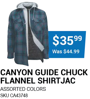 CANYON GUIDE CHUCK FLANNEL SHIRTJAC