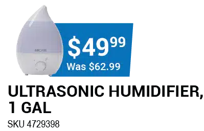 ULTRASONIC HUMIDIFIER, 1 GAL