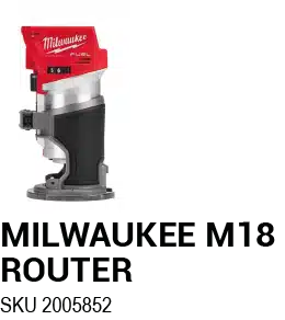 MILWAUKEE M18 ROUTER