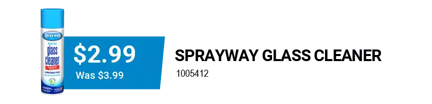 Sprayway Glass Cleaner