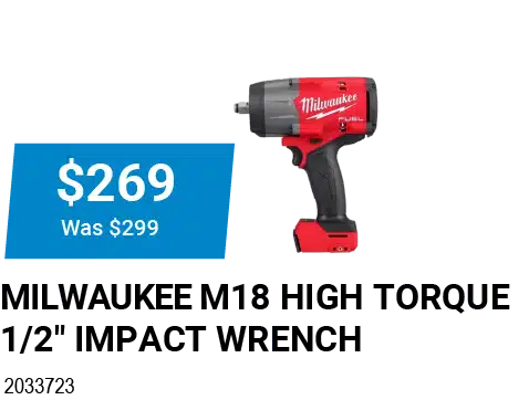 MILWAUKEE M18 HIGH TORQUE 1/2