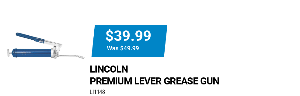 LINCOLN PREMIUM LEVER GREASE GUN