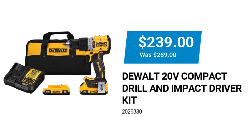 Dewalt 20v Drill and Driver